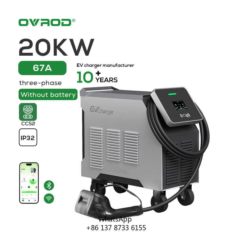 Portable Dc Fast Charger 20Kw Ccs2 - Новый продукт Ovrod: портативная мобильная зарядная