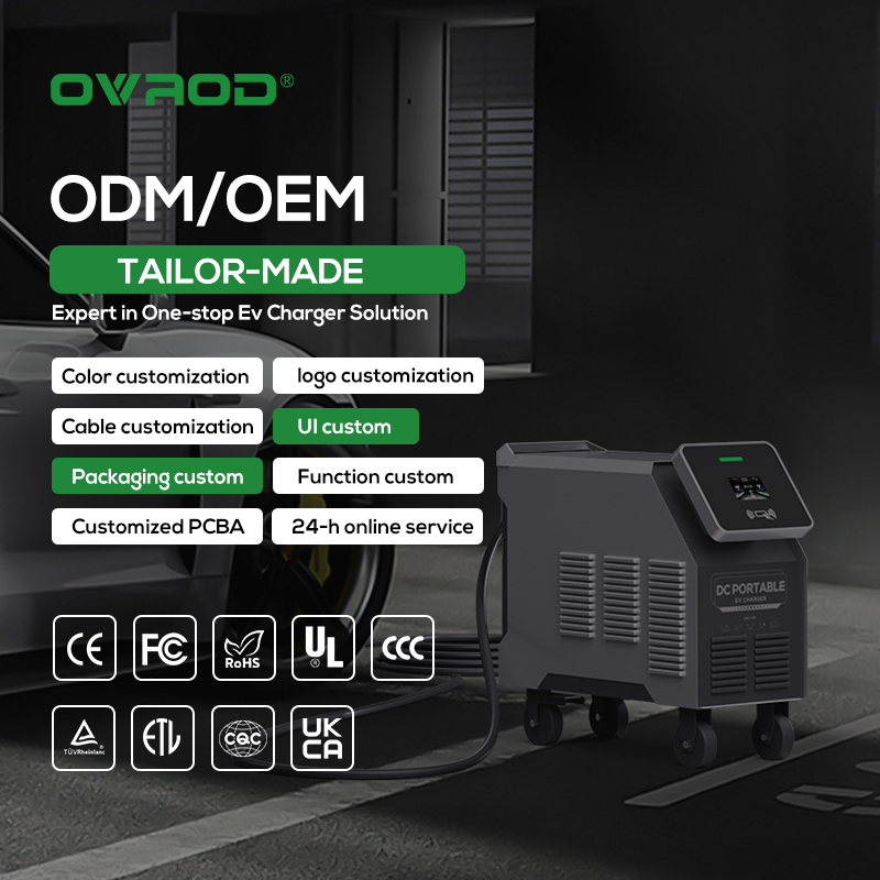 Новый продукт Ovrod: портативн – обзор и цена Portable Dc Fast Charger 20Kw Ccs2